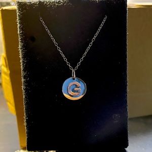 Letter G necklace